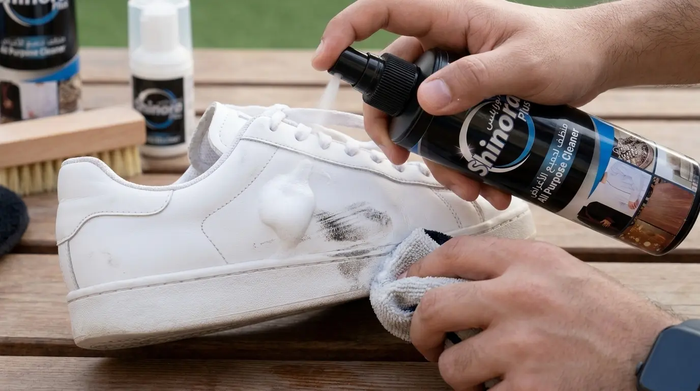 Clean bottle flat-lay or packshot